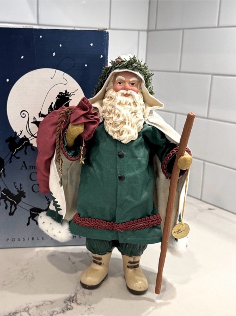 Dept 56 Possible Dreams Clothique Santa Out of the Forest 15013 1991
